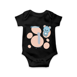 Commemorate This Special Moment With Our Bespoke Baby Romper, Perfect For 1-Year Birthday Celebration - BLACK - 0 - 3 Months Old (Chest 16")