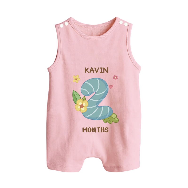 Dress Your Little One In Our Enchanting Customized Baby Romper Suit For Their 2-Month Celebration - BABY PINK - 0 - 5 Months Old (Chest 18")