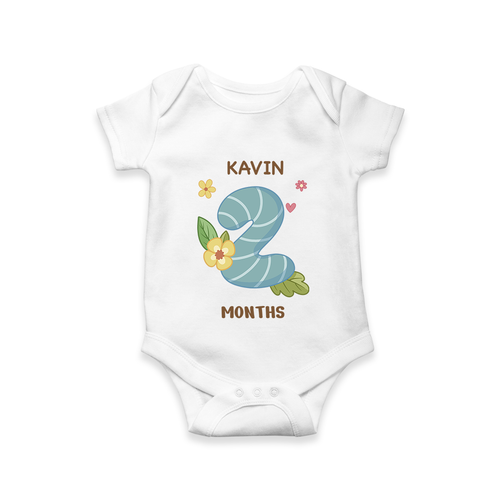 Dress Your Little One In Our Enchanting Customized Baby Romper For Their 2-Month Celebration