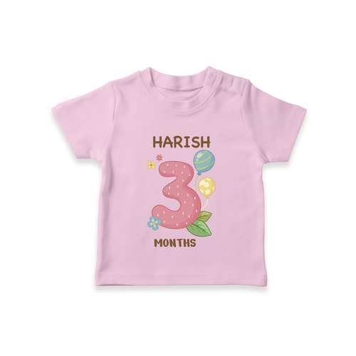 Celebrate Baby's 3rd Month | Custom T-Shirt | Premium Cotton