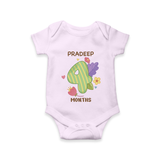 Dress Your Little One In Our Enchanting Customized Baby Romper For Their 4-Month Celebration - LILAC - 0 - 3 Months Old (Chest 16")