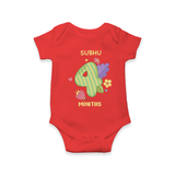 Memorialize your little one's Fourth month with a personalized romper/onesie