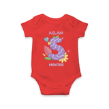 Memorialize your little one's Fifth month with a personalized romper/onesie