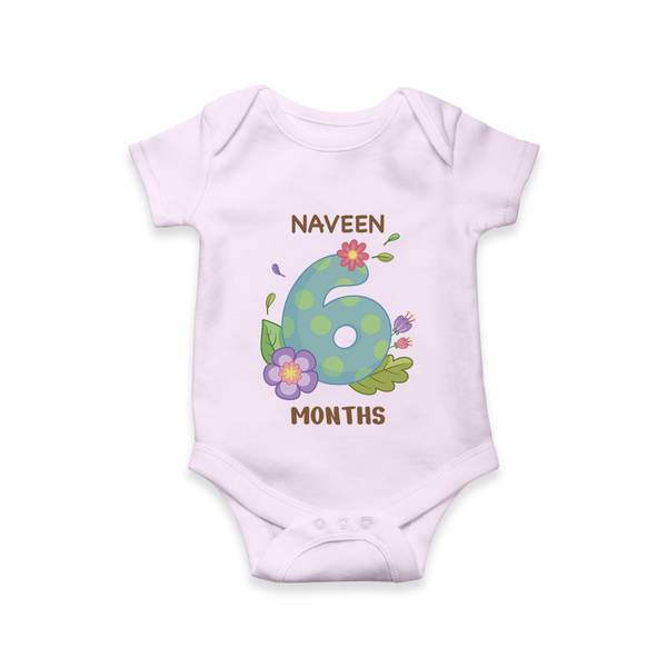 Dress Your Little One In Our Enchanting Customized Baby Romper For Their 6-Month Celebration - LILAC - 0 - 3 Months Old (Chest 16")