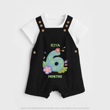 Dress Your Little One In Our Enchanting Customized Baby Dungaree Set For Their 6-Month Celebration - BLACK - 0 - 5 Months Old (Chest 18")