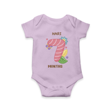 Memorialize your little one's Seventh month with a personalized romper/onesie