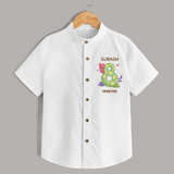 Celebrate Baby's 8th Month | Custom Shirt | Premium Cotton - WHITE - 0 - 6 Months Old (Chest 23")