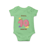 Dress Your Little One In Our Enchanting Customized Baby Romper For Their 10-Month Celebration - GREEN - 0 - 3 Months Old (Chest 16")