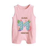 Dress Your Little One In Our Enchanting Customized Baby Romper Suit For Their 11-Month Celebration - BABY PINK - 0 - 5 Months Old (Chest 18")