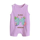 Dress Your Little One In Our Enchanting Customized Baby Romper Suit For Their 11-Month Celebration - LILAC - 0 - 5 Months Old (Chest 18")