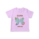Celebrate Baby's 11th Month | Custom T-Shirt | Premium Cotton - LILAC - 0-5 Months Old (Chest 17")