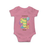 Dress Your Little One In Our Enchanting Customized Baby Romper For Their 1-Year Birthday Celebration - ONION - 0 - 3 Months Old (Chest 16")