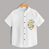 Memorialize your little one's First Year Birthday with a personalized Shirt - WHITE - 0 - 6 Months Old (Chest 21")