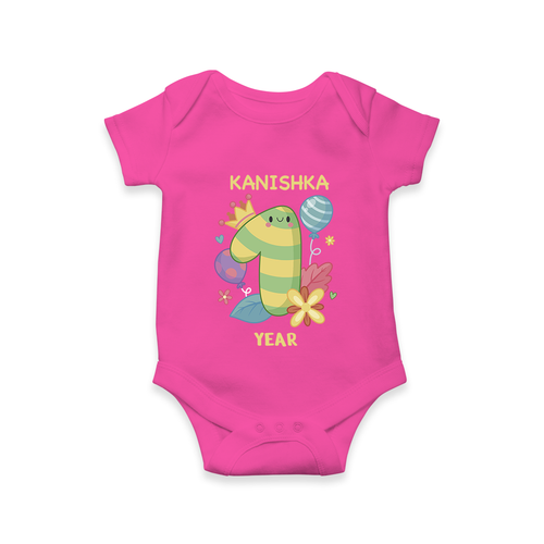 Dress Your Little One In Our Enchanting Customized Baby Romper For Their 1-Year Birthday Celebration