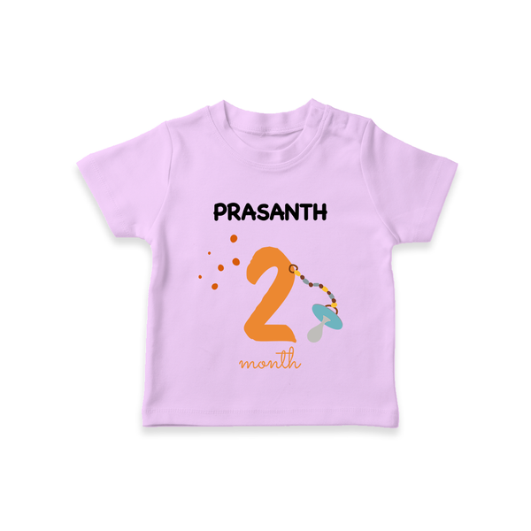 2 Month Old Baby Clothing | Custom T-Shirt Design | Ideal for Gifting - LILAC - 0-5 Months Old (Chest 17")