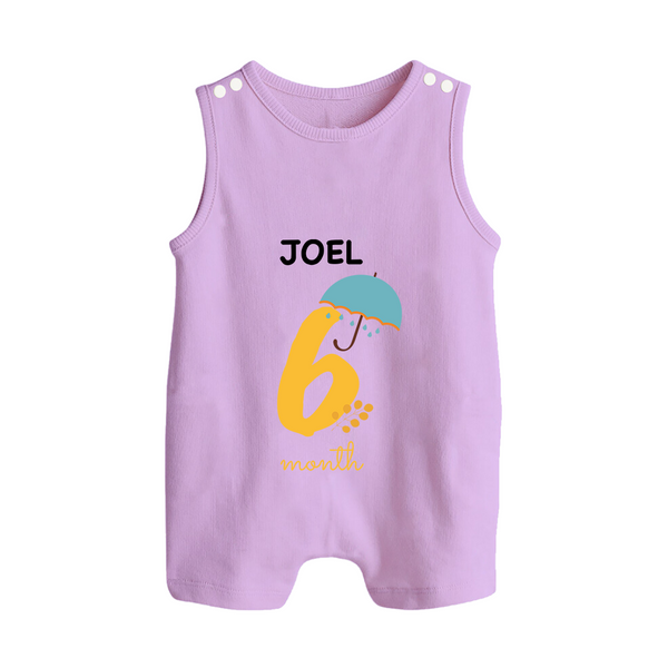 6 Month Old Baby Clothing | Custom Romper Suit/ Sleeveless Romper Design | Ideal for Gifting - LILAC - 0 - 5 Months Old (Chest 18")