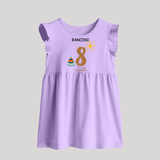 8 Month Old Baby Clothing | Custom Baby Frock Design | Ideal for Gifting - LILAC - 0 - 3 Months Old (Chest 17")
