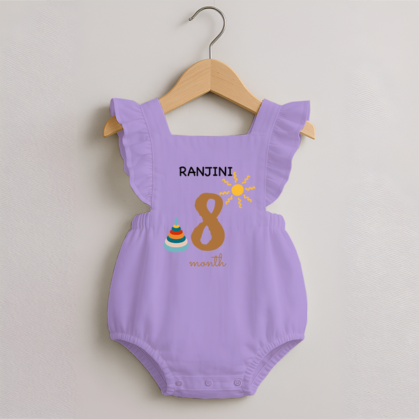 8 Month Old Baby Clothing | Custom Romper Frock Design | Ideal for Gifting - LILAC - 0 - 3 Months Old (Chest 19")