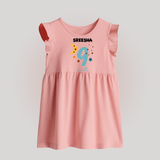 9 Month Old Baby Clothing | Custom Baby Frock Design | Ideal for Gifting - BABY PINK - 0 - 3 Months Old (Chest 17")
