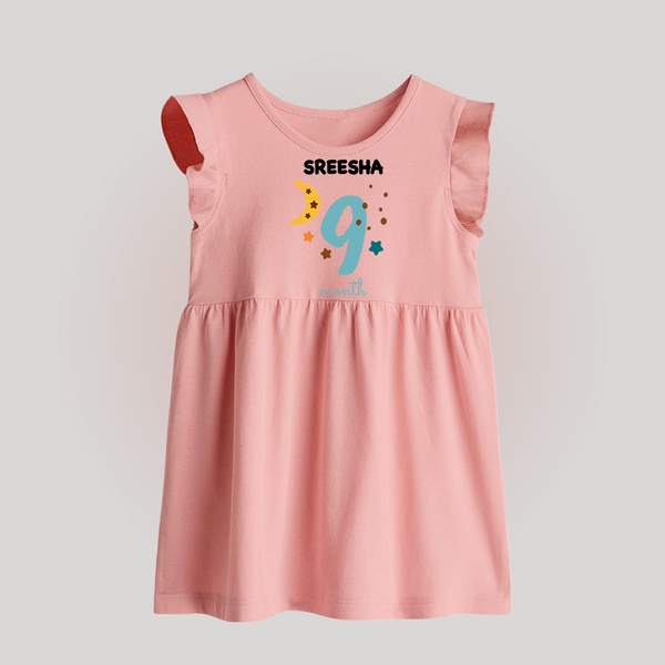 9 Month Old Baby Clothing | Custom Baby Frock Design | Ideal for Gifting - BABY PINK - 0 - 3 Months Old (Chest 17")