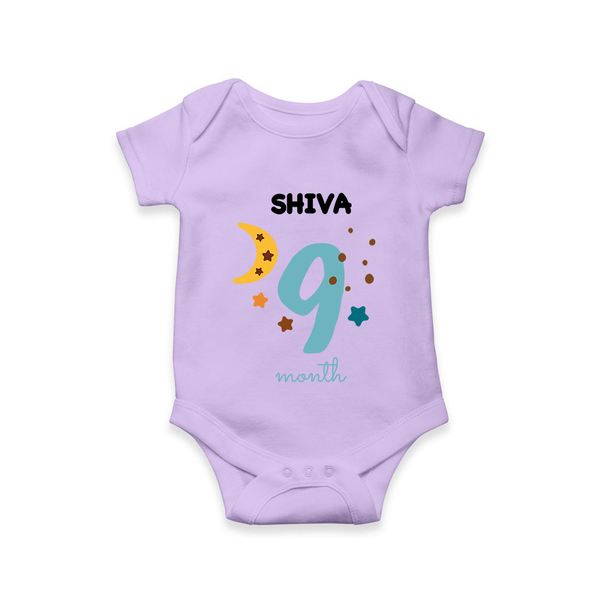 9 Month Old Baby Clothing | Custom Romper/Onesie Design | Ideal for Gifting - LILAC - New Born (Chest 14")