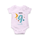 Celebrate Your Baby's Ninth Month With Our Uniquely Customized Baby Romper, Designed For Precious Moments - LILAC - 0 - 3 Months Old (Chest 16")