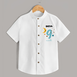 9 Month Old Baby Clothing | Custom Shirt Design | Ideal for Gifting - WHITE - 0 - 6 Months Old (Chest 23")