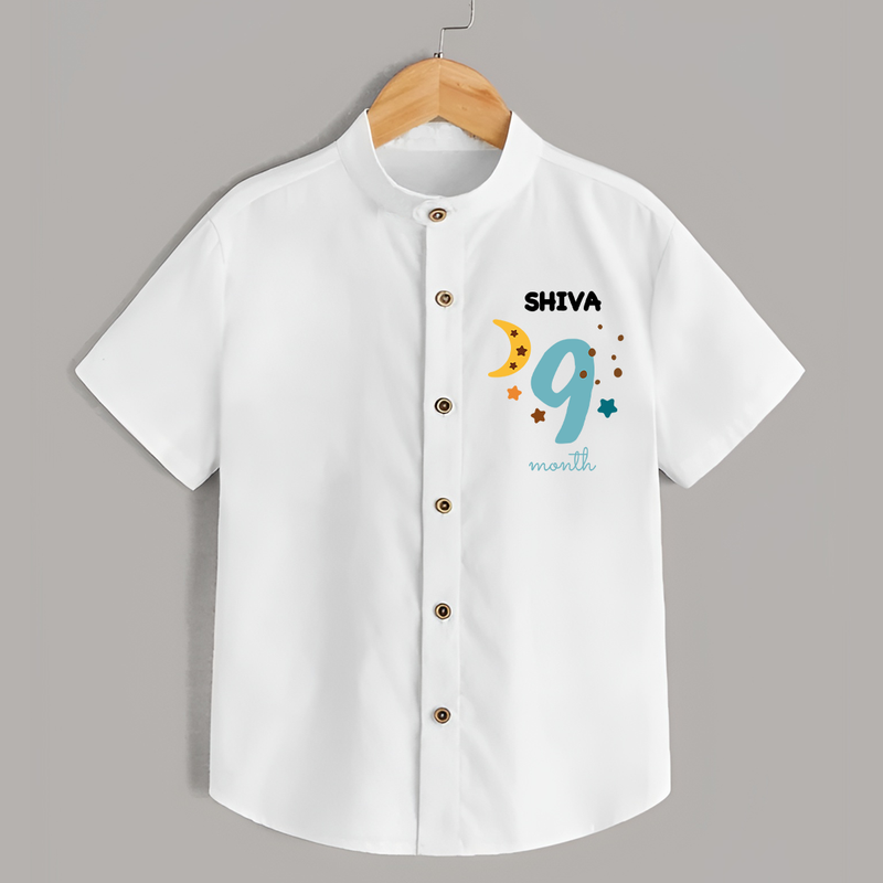 9 Month Old Baby Clothing | Custom Shirt Design | Ideal for Gifting - WHITE - 0 - 6 Months Old (Chest 23")