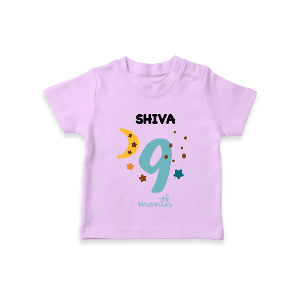 9 Month Old Baby Clothing | Custom T-Shirt Design | Ideal for Gifting - LILAC - 0-5 Months Old (Chest 17")