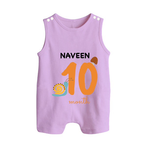 10 Month Old Baby Clothing | Custom Romper Suit/ Sleeveless Romper Design | Ideal for Gifting - LILAC - 0 - 5 Months Old (Chest 18")