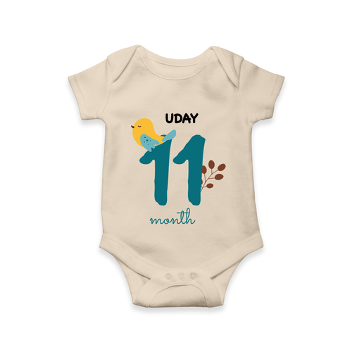 Celebrate Your Baby's Eleventh Month With Our Uniquely Customized Baby Romper, Designed For Precious Moments