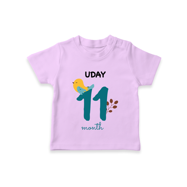 11 Month Old Baby Clothing | Custom T-Shirt Design | Ideal for Gifting - LILAC - 0-5 Months Old (Chest 17")