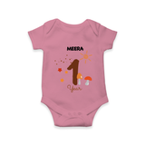 Celebrate Your Baby's First year Birthday With Our Uniquely Customized Baby Romper, Designed For Precious Moments - ONION - 0 - 3 Months Old (Chest 16")