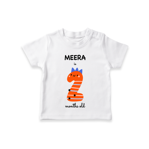 Celebrate The Second Month Birthday Custom T-Shirt, Featuring with your Baby's name