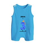 Celebrate Your Baby's 3-Month Journey With Our Beautifully Customized Baby Romper Suit, Perfect For Capturing Magical Memories - ROYAL BLUE - 0 - 5 Months Old (Chest 18")