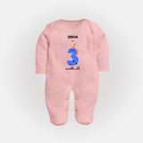 Celebrate Your Baby's 3-Month Journey With Our Beautifully Customized Jabla Set, Perfect For Capturing Magical Memories - BABY PINK - New Born (Chest 7.5")