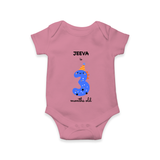 Celebrate Your Baby's 3-Month Journey With Our Beautifully Customized Baby Romper, Perfect For Capturing Magical Memories - ONION - 0 - 3 Months Old (Chest 16")