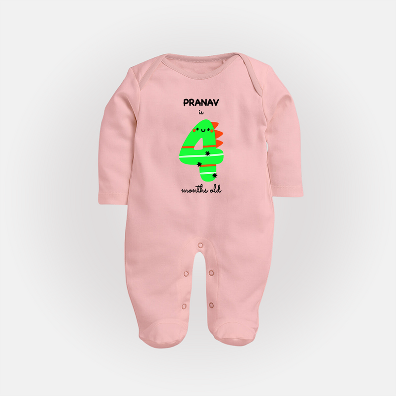 Celebrate Your Baby's 4-Month Journey With Our Beautifully Customized Jabla Set, Perfect For Capturing Magical Memories - BABY PINK - New Born (Chest 7.5")