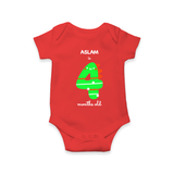 Celebrate The Fourth Month Birthday Custom Romper, Featuring with your Baby's name