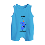 Celebrate Your Baby's 7-Month Journey With Our Beautifully Customized Baby Romper Suit, Perfect For Capturing Magical Memories - ROYAL BLUE - 0 - 5 Months Old (Chest 18")