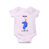 Celebrate Your Baby's 7-Month Journey With Our Beautifully Customized Baby Romper, Perfect For Capturing Magical Memories - LILAC - 0 - 3 Months Old (Chest 16")