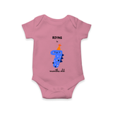 Celebrate Your Baby's 7-Month Journey With Our Beautifully Customized Baby Romper, Perfect For Capturing Magical Memories - ONION - 0 - 3 Months Old (Chest 16")