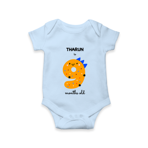 Celebrate Your Baby's 9-Month Journey With Our Beautifully Customized Baby Romper, Perfect For Capturing Magical Memories