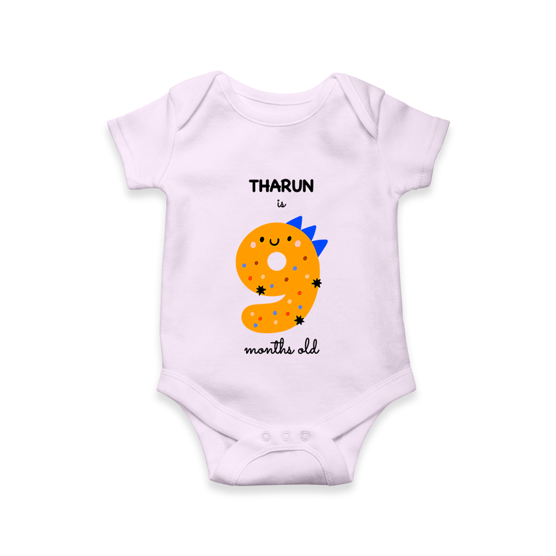 Celebrate Your Baby's 9-Month Journey With Our Beautifully Customized Baby Romper, Perfect For Capturing Magical Memories - LILAC - 0 - 3 Months Old (Chest 16")