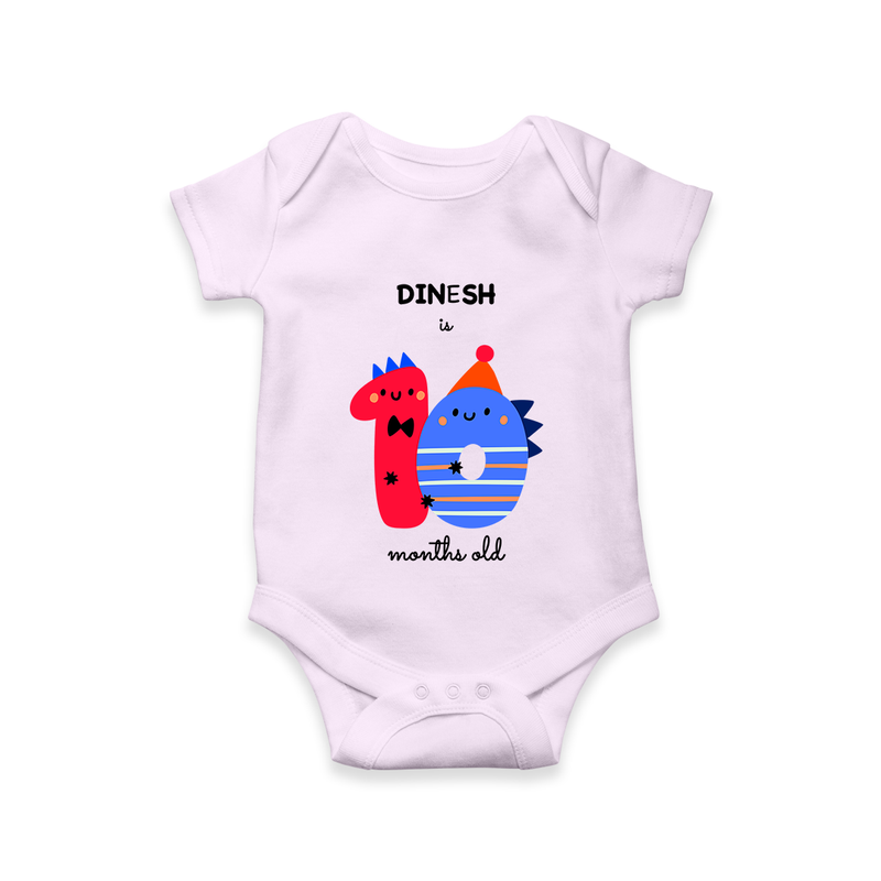 Celebrate Your Baby's 10-Month Journey With Our Beautifully Customized Baby Romper, Perfect For Capturing Magical Memories - LILAC - 0 - 3 Months Old (Chest 16")