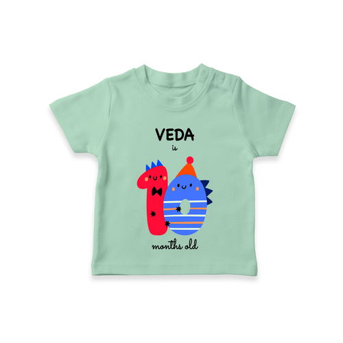 Celebrate The Tenth Month Birthday Custom T-Shirt, Featuring with your Baby's name