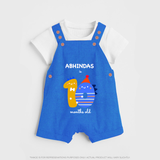 Celebrate Your Baby's 10-Month Journey With Our Beautifully Customized Baby Dungaree Set, Perfect For Capturing Magical Memories - COBALT BLUE - 0 - 5 Months Old (Chest 18")