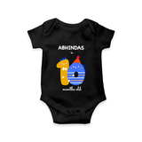 Celebrate Your Baby's 10-Month Journey With Our Beautifully Customized Baby Romper, Perfect For Capturing Magical Memories - BLACK - 0 - 3 Months Old (Chest 16")