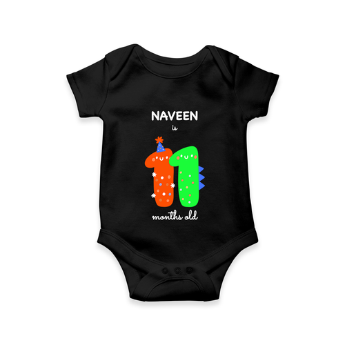 Celebrate Your Baby's 11-Month Journey With Our Beautifully Customized Baby Romper, Perfect For Capturing Magical Memories