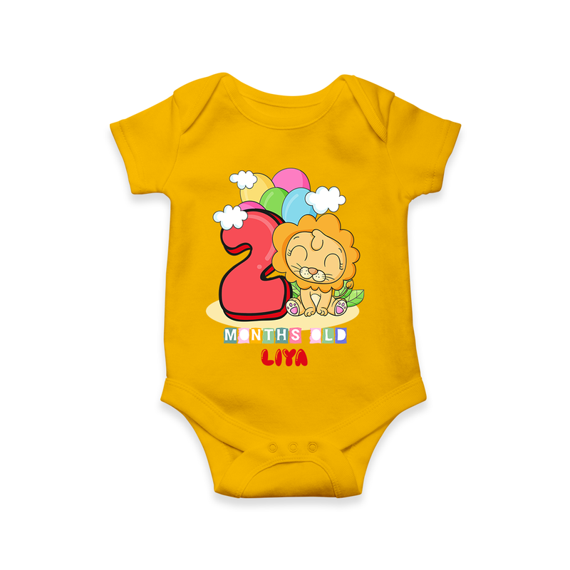 Celebrate The Second Month Birthday Customised Romper
